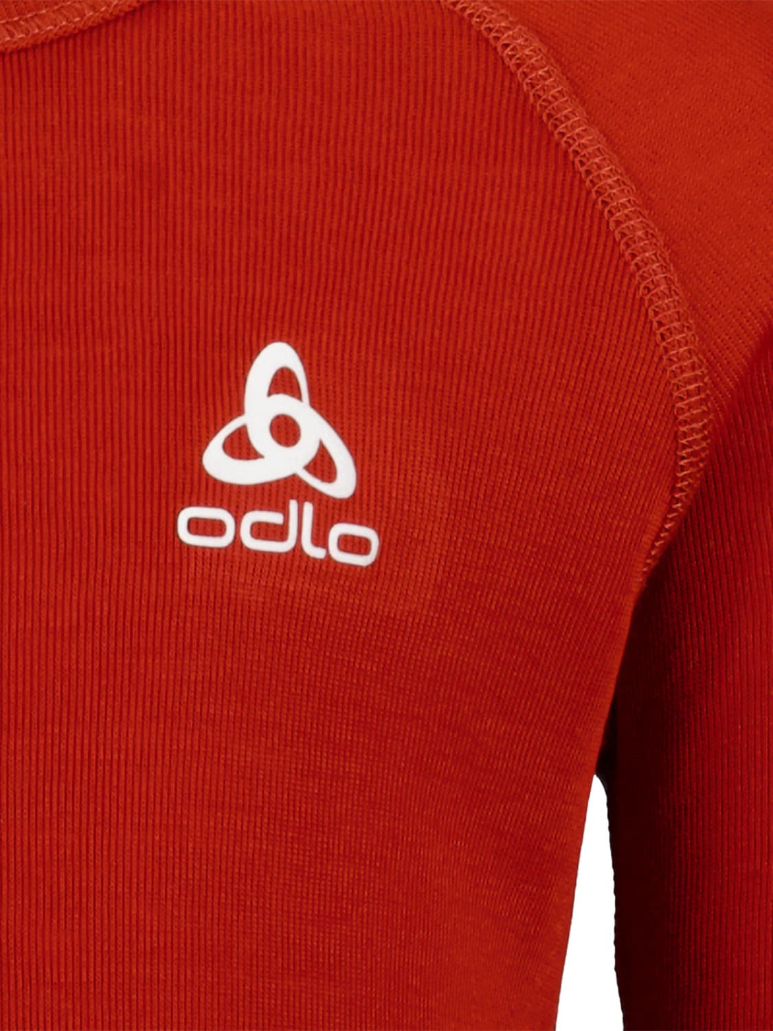 Odlo Kids Ski Underwear Active Warm Eco Kid Red in Red 6601481485-4.jpg | NICKIS.com