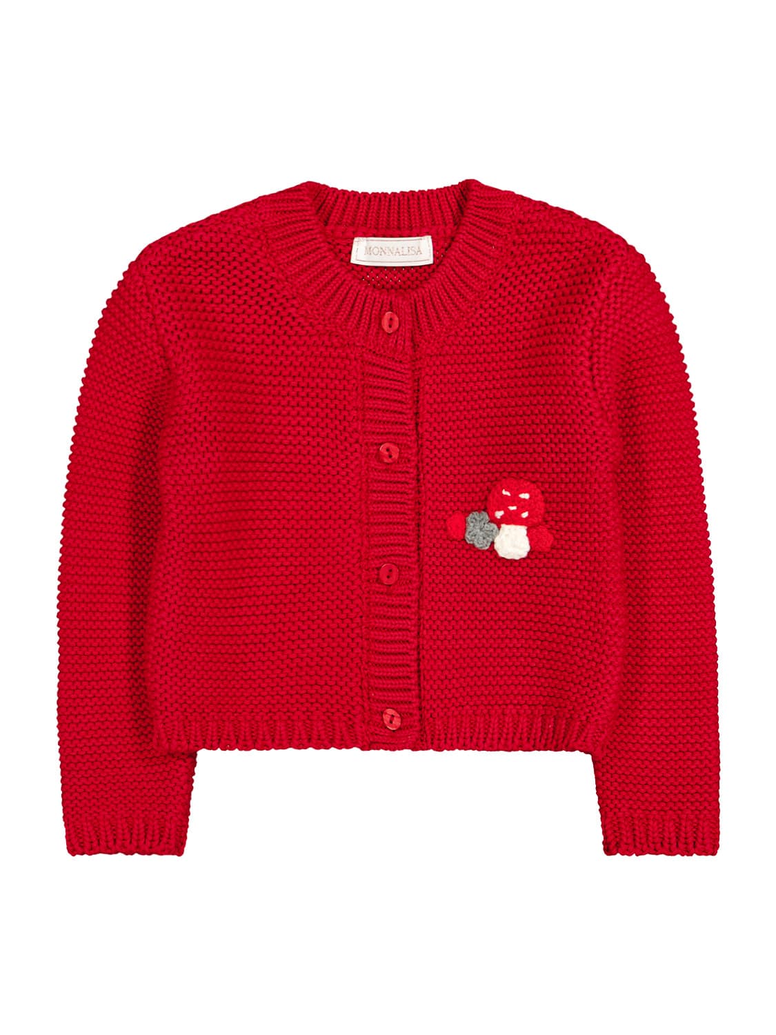 Monnalisa Kids cardigan Red in Red 6601649627-1.jpg | NICKIS.com