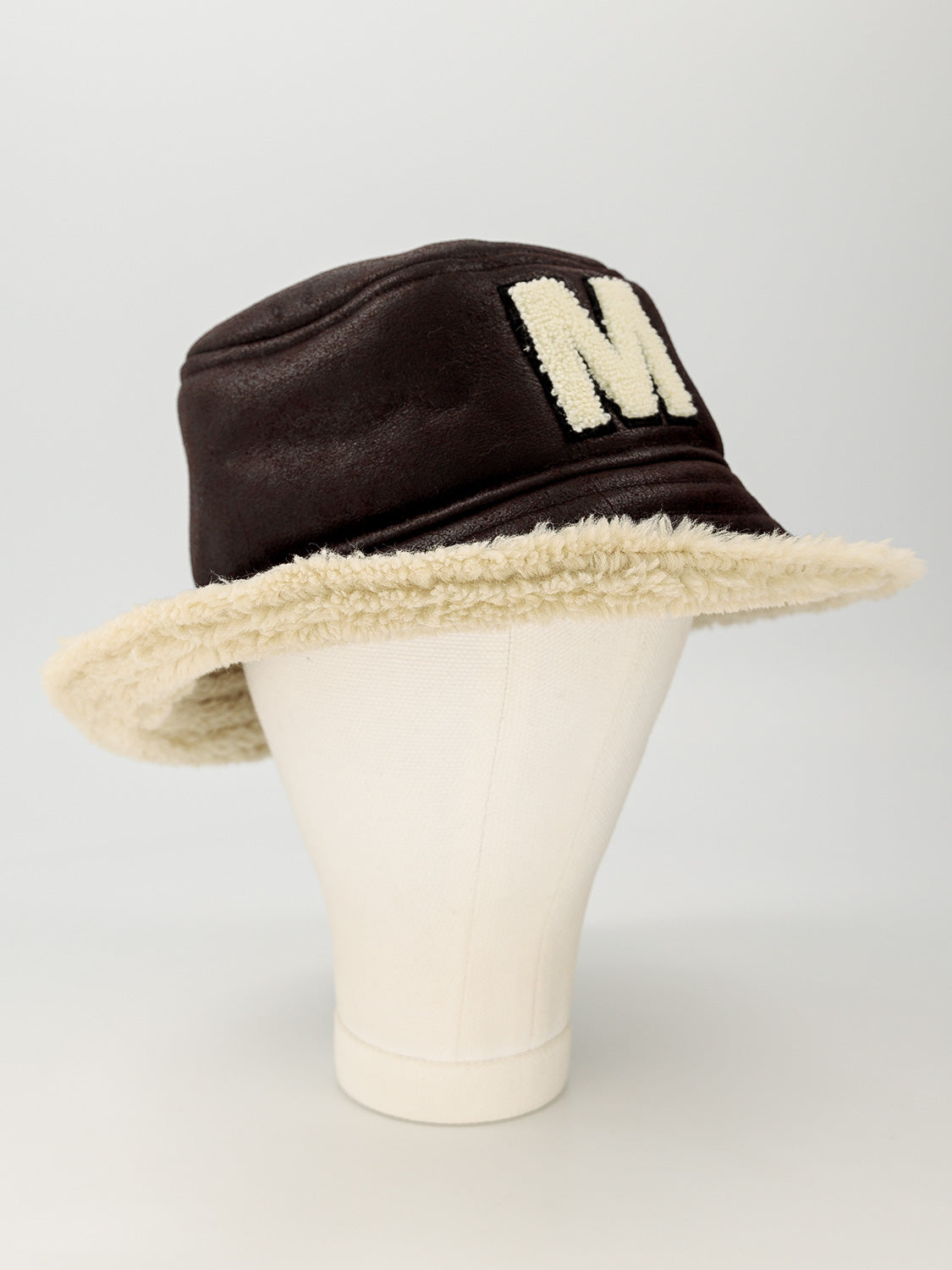 MM6 Maison Margiela Kids hat Brown in Brown 6601767937-3.jpg | NICKIS.com