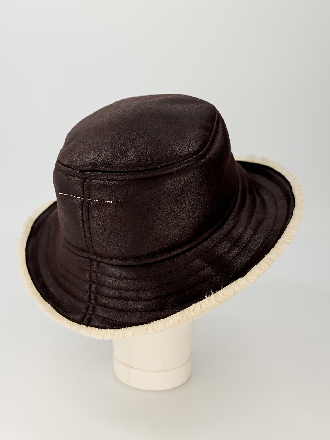 MM6 Maison Margiela Kids hat Brown in Brown 6601767937-4.jpg | NICKIS.com