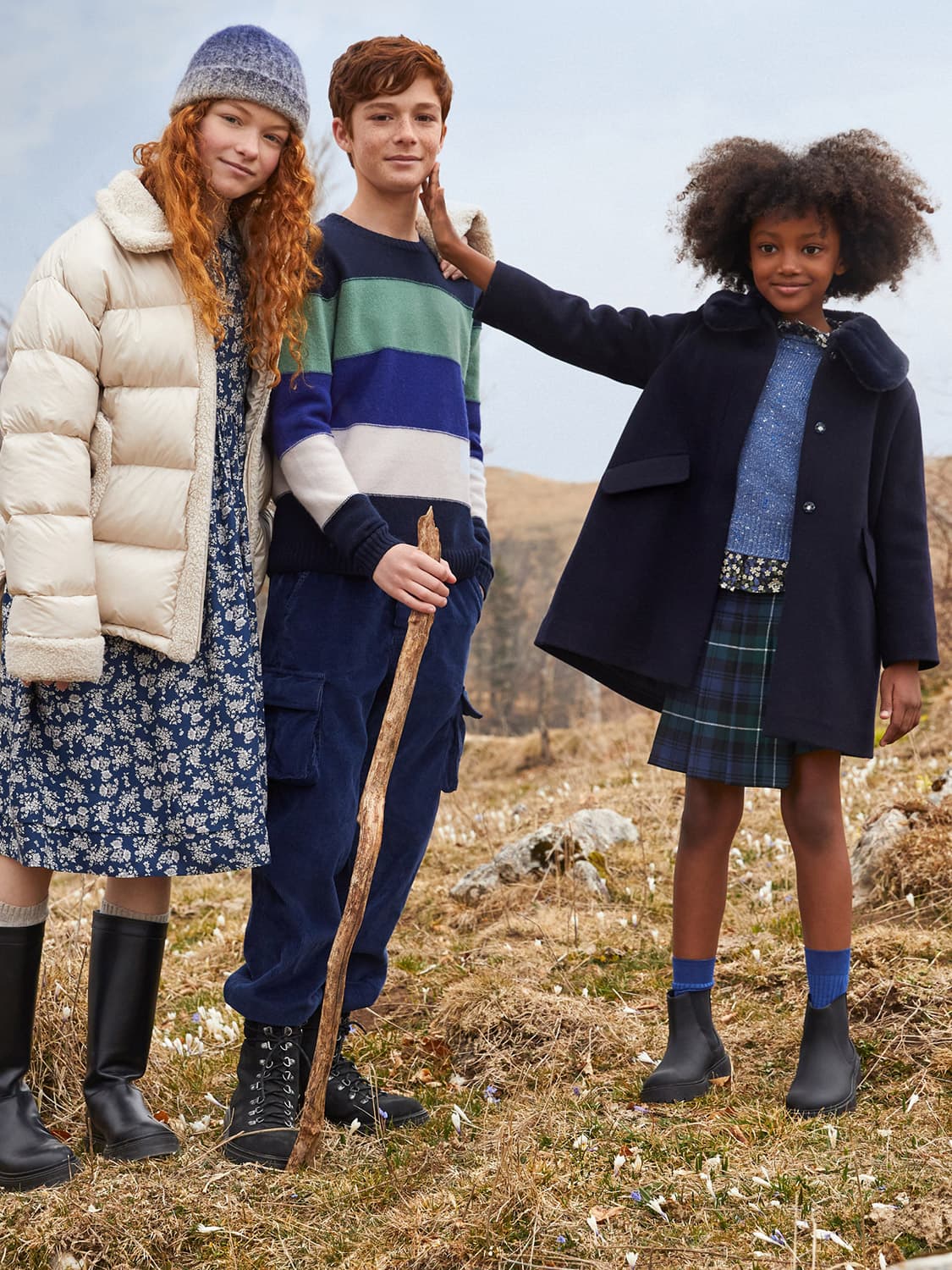 IL GUFO イルグッフォ ブルー Blue ニットウェア ボーイズ 秋冬2023 