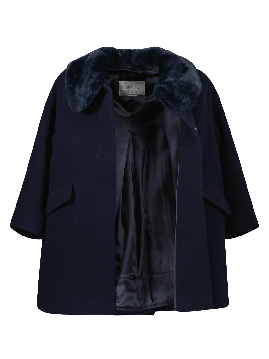 Il Gufo Kids coat Blue in Blue 6602039142-5.jpg | NICKIS.com