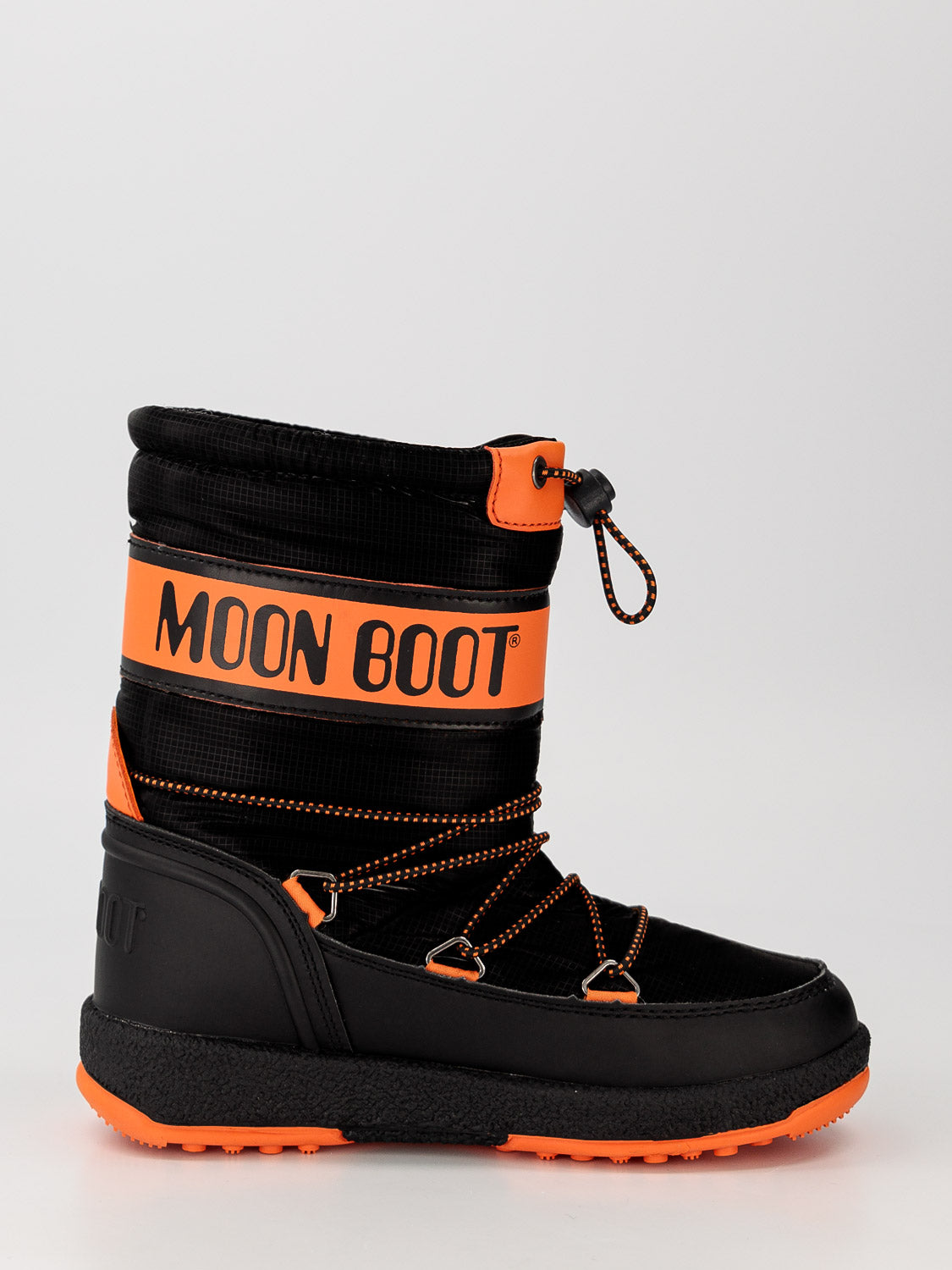 Moon Boot Kids Boots Jr Boy Sport Black/Orange  in  6602260118-2.jpg | NICKIS.com