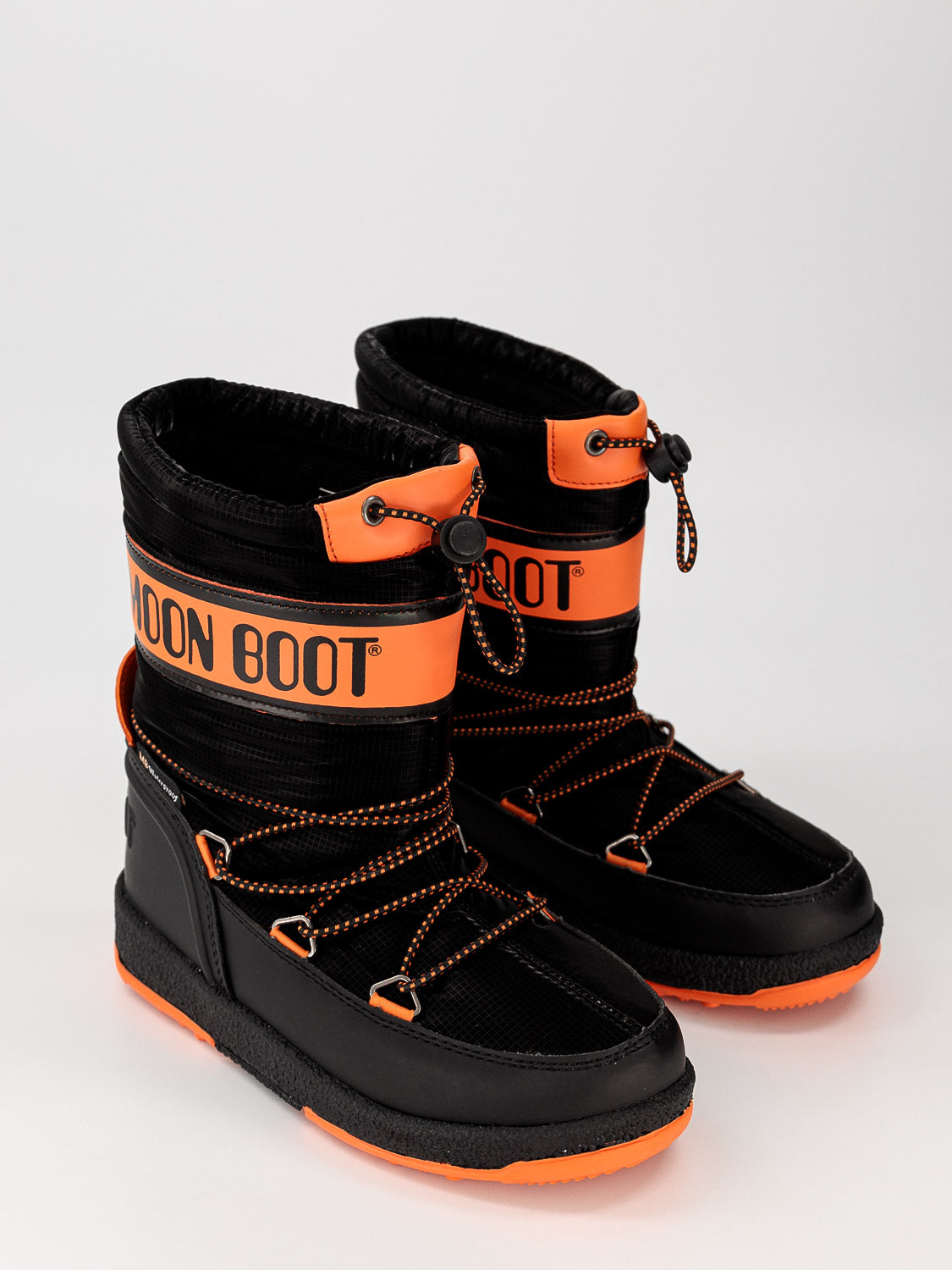 Moon Boot Kids Boots Jr Boy Sport Black/Orange  in  6602260118-5.jpg | NICKIS.com