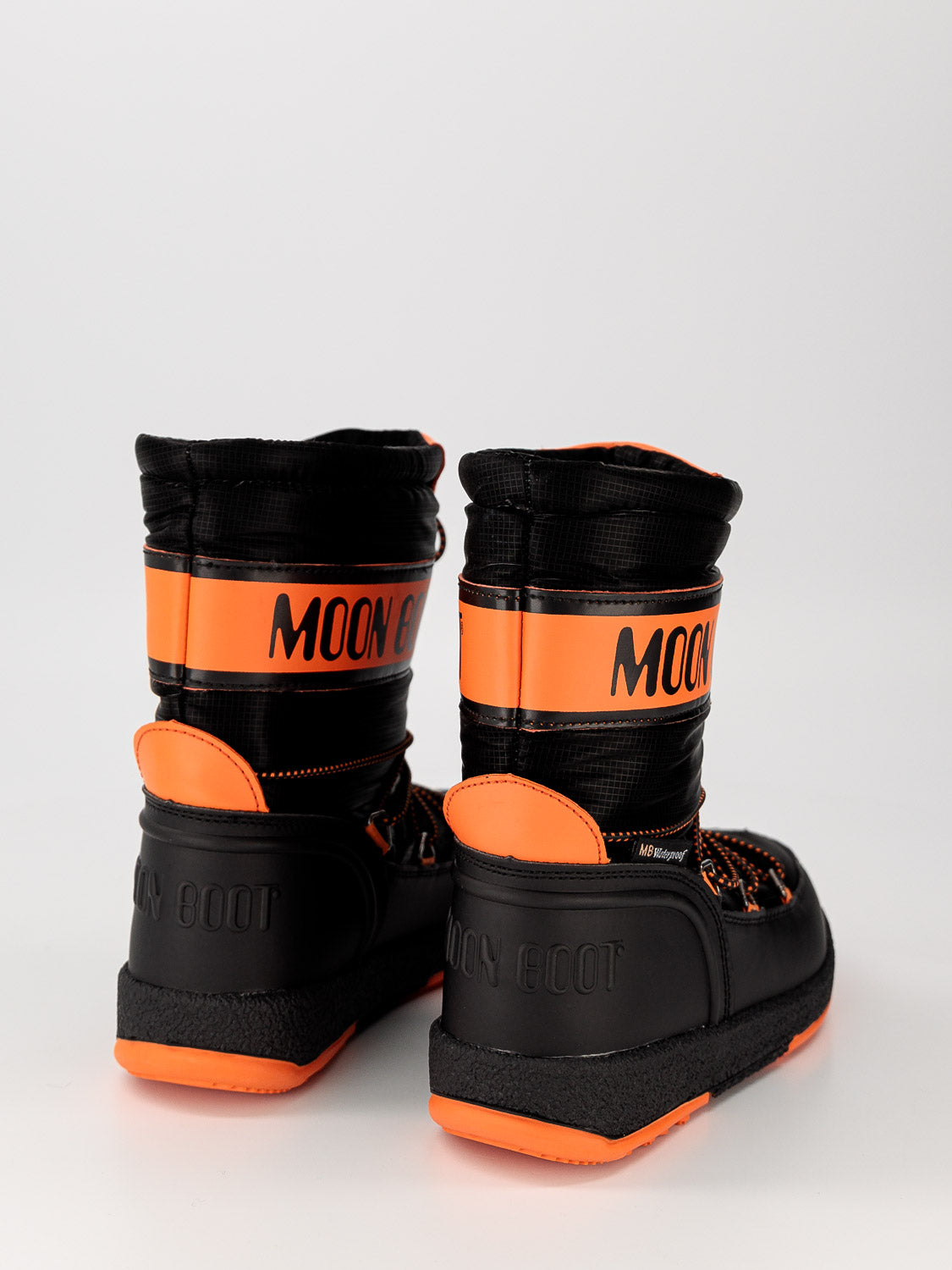 Moon Boot Kids Boots Jr Boy Sport Black/Orange  in  6602260118-6.jpg | NICKIS.com