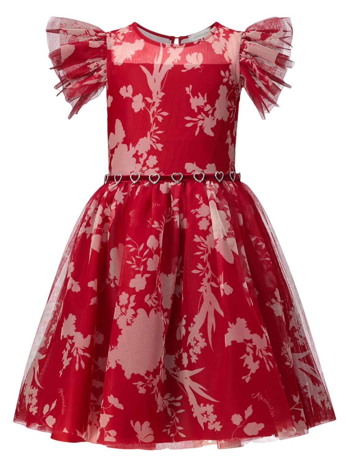 Monnalisa Kids dress Red in Red 6602274558-1.jpg | NICKIS.com