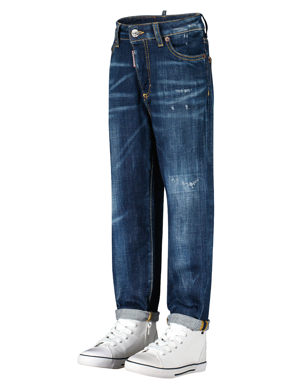 DSQUARED2 Kids jeans Boston Jean Blue in Blue 6602601481-3.jpg | NICKIS.com