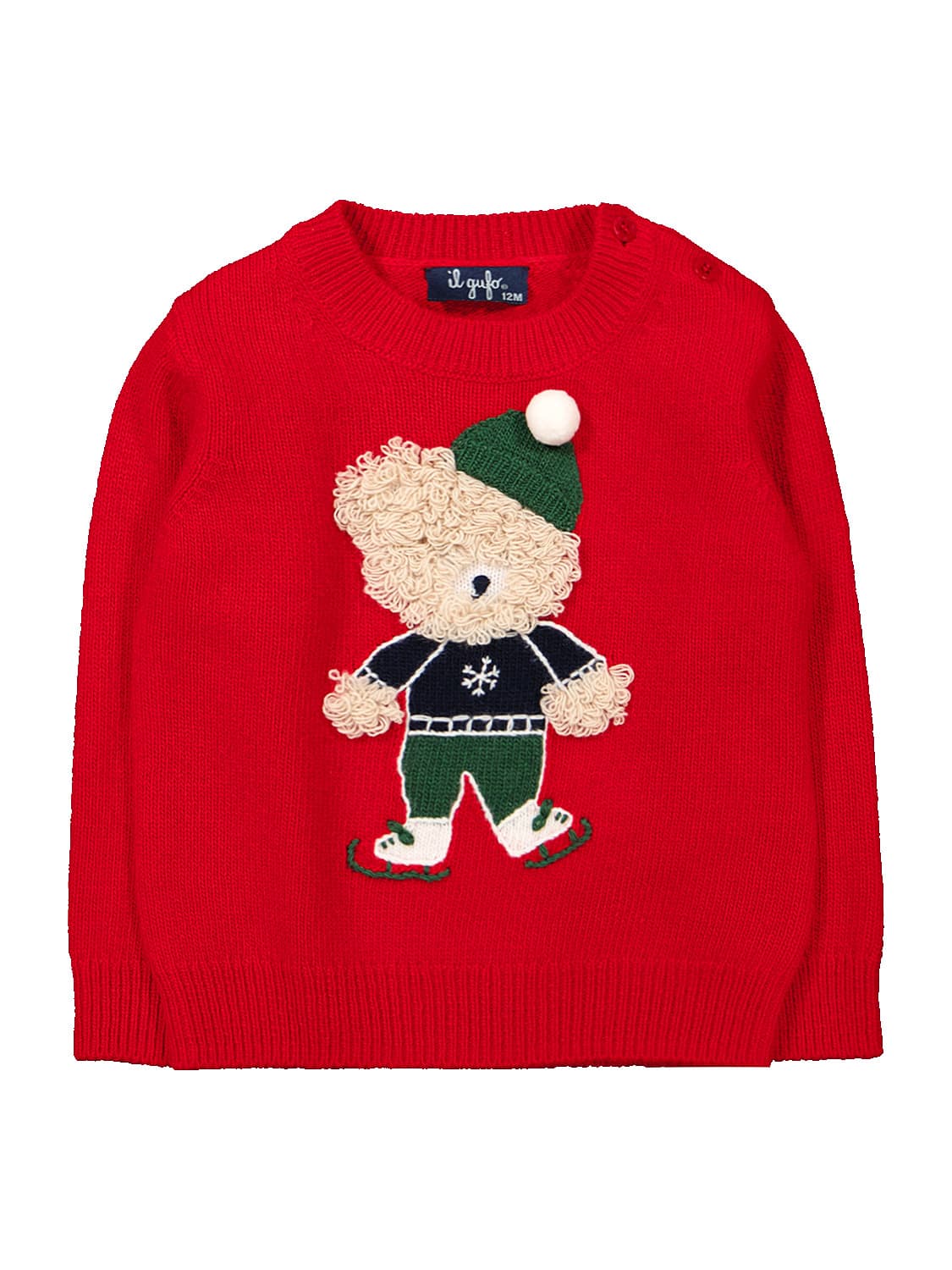 Il Gufo Kids Sweaters Red in Red 6602702118-1.jpg | NICKIS.com