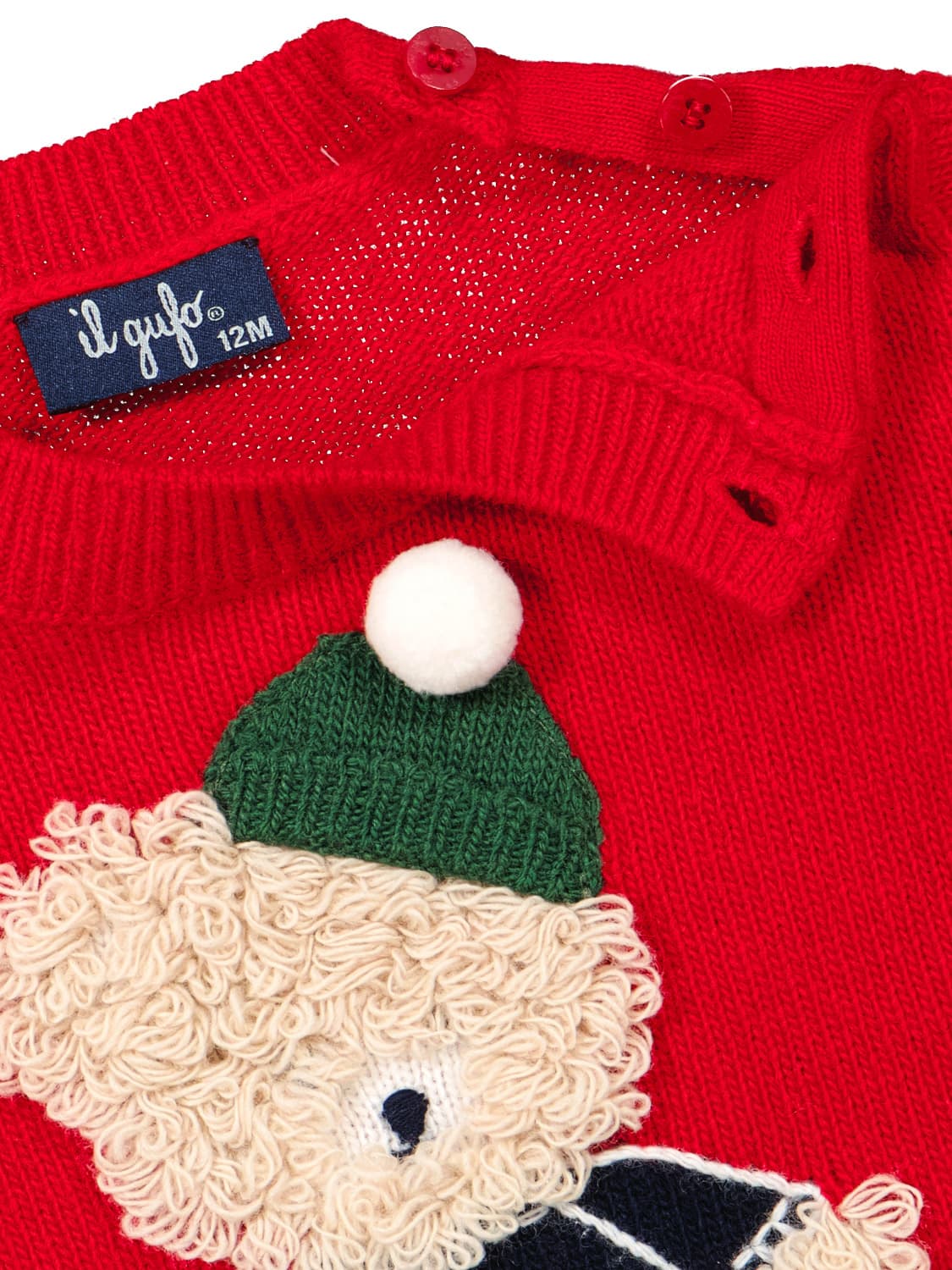 Il Gufo Kids Sweaters Red in Red 6602702118-5.jpg | NICKIS.com