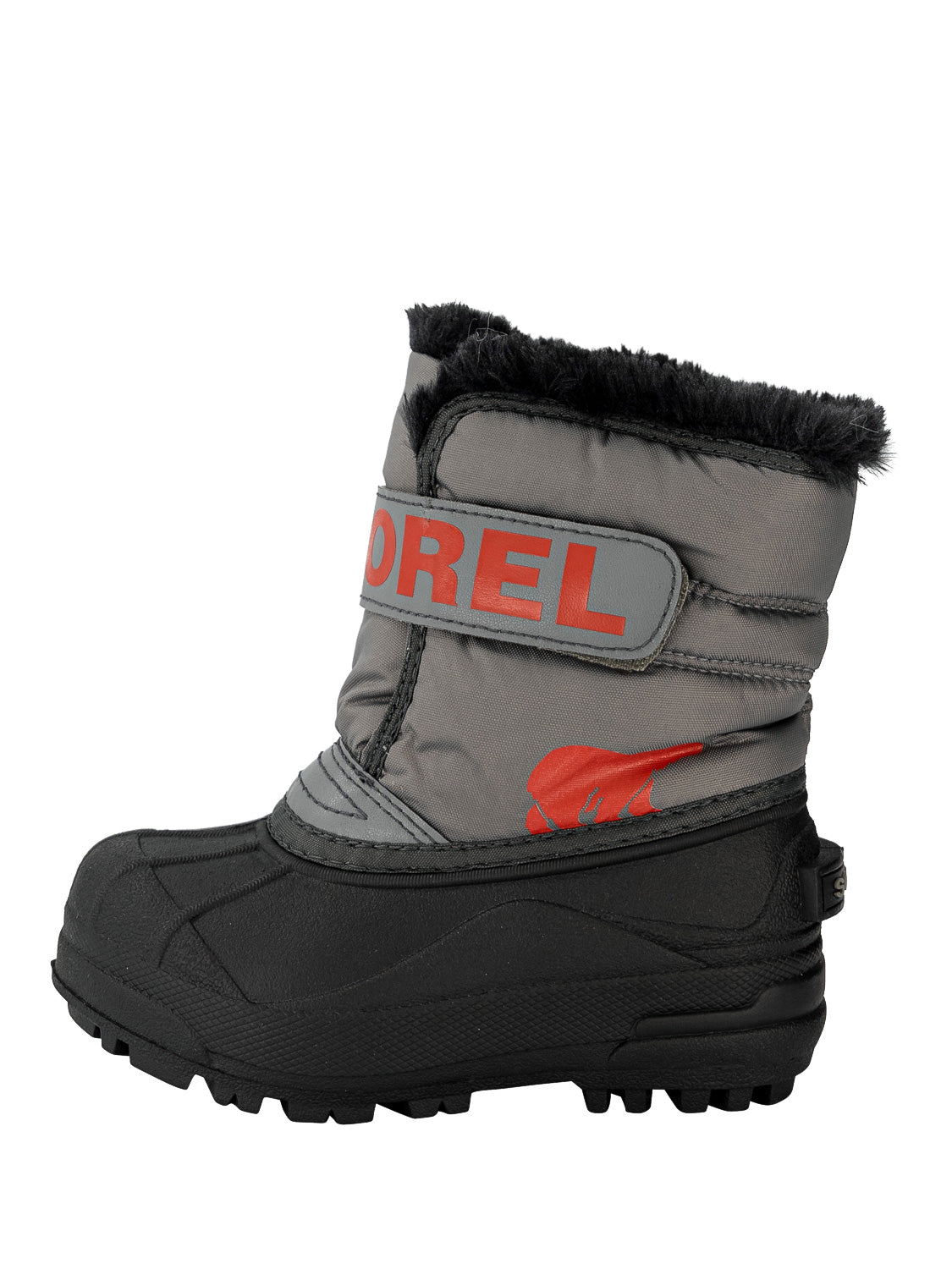 Sorel Kids Boots Toddler Snow Commander™ Grey in Grey 6602720679-1.jpg | NICKIS.com