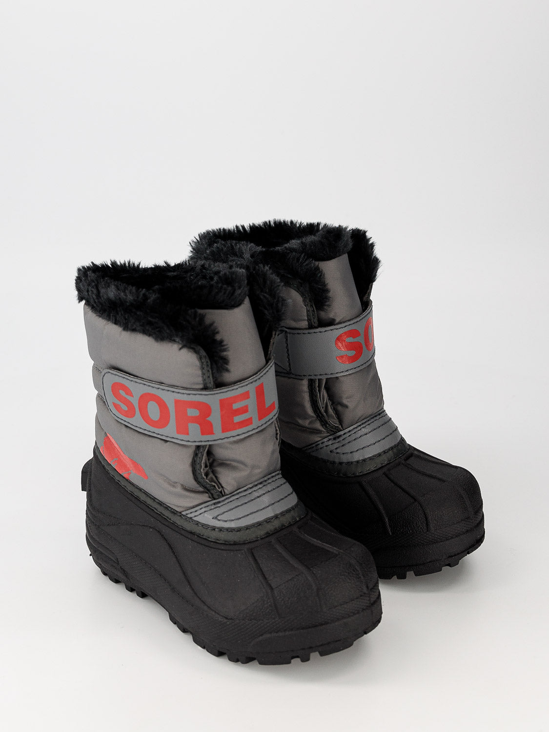 Sorel Kids Boots Toddler Snow Commander™ Grey in Grey 6602720679-5.jpg | NICKIS.com