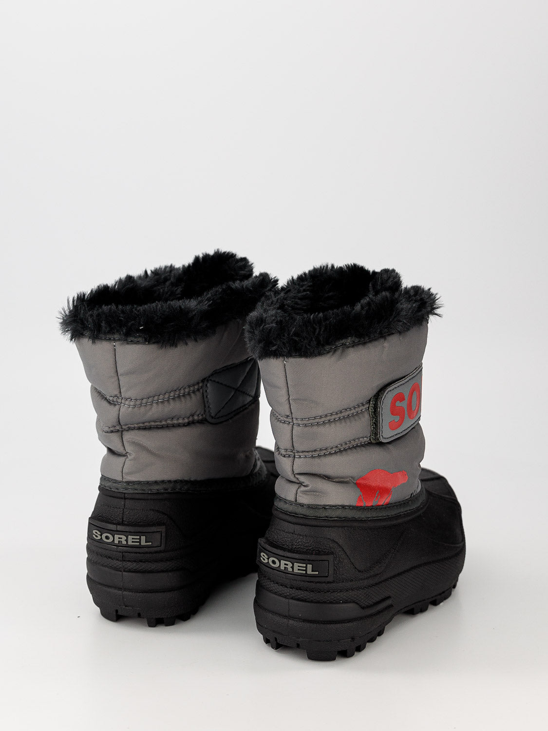 Sorel Kids Boots Toddler Snow Commander™ Grey in Grey 6602720679-6.jpg | NICKIS.com