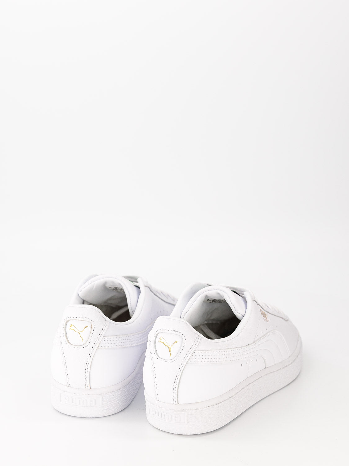 Puma basket classic white trainers best sale