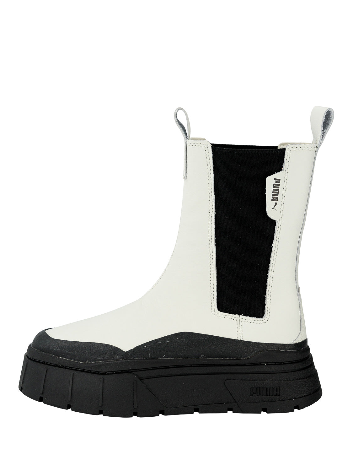 Puma Kids Boots Mayze Stack Chelsea White in White 6603737585-1.jpg | NICKIS.com