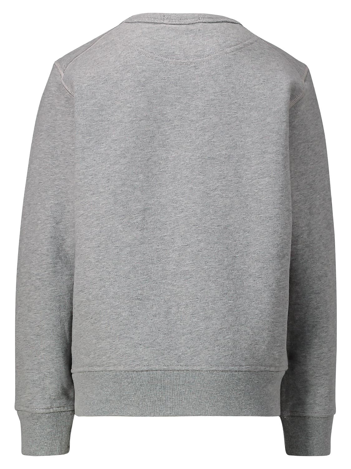 STONE ISLAND JUNIOR Kids Sweatshirt Grey in Grey 6604357569-4.jpg | NICKIS.com