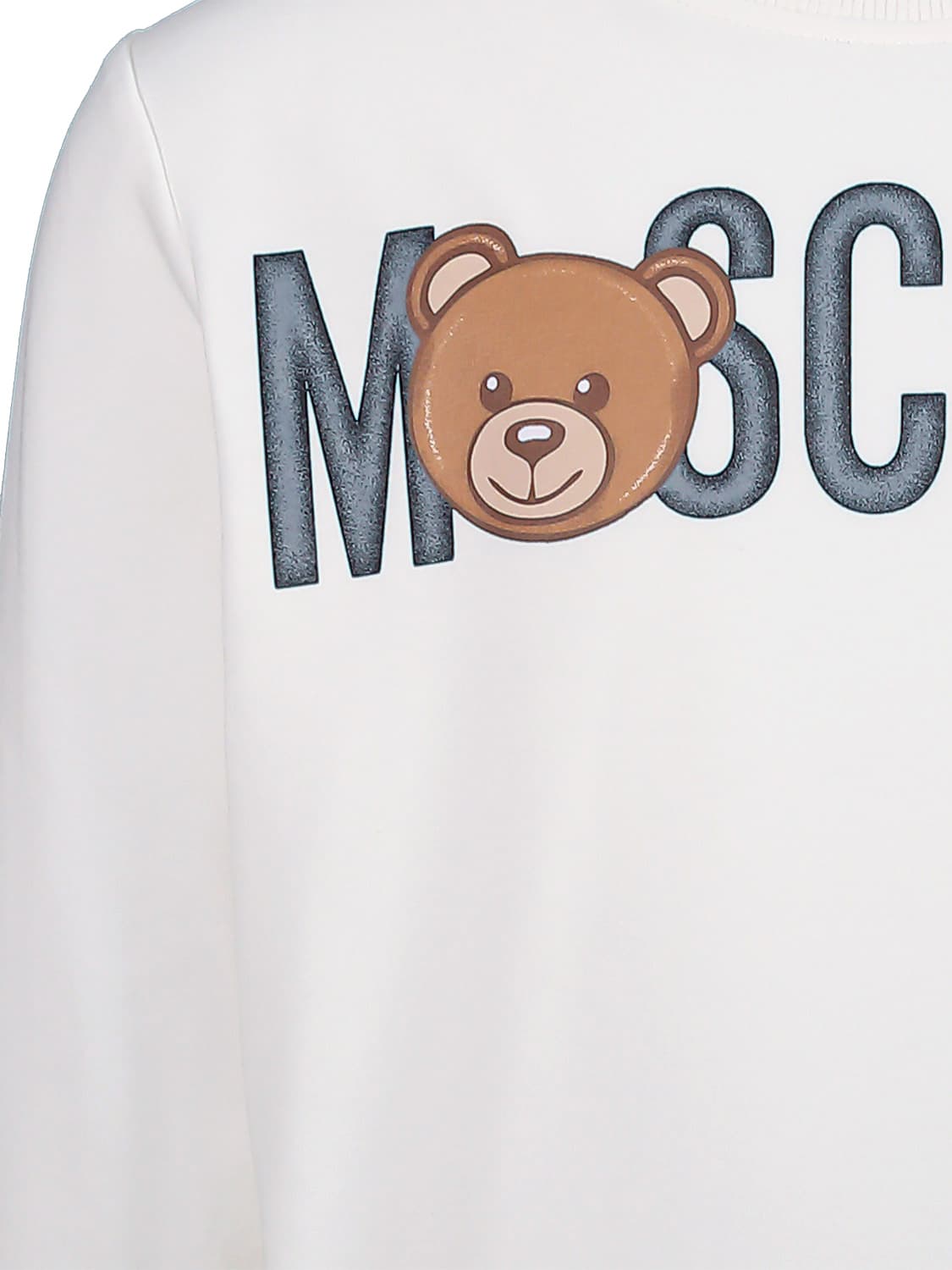 Moschino Kids Sweatshirt White in White 6604365580-4.jpg | NICKIS.com