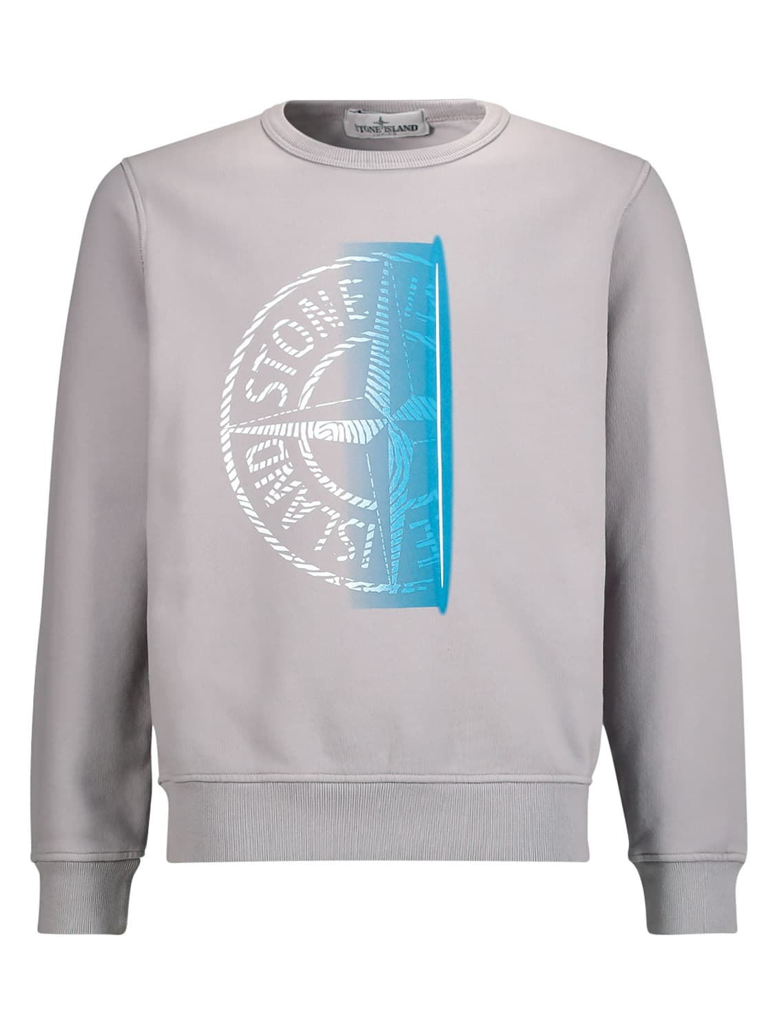 STONE ISLAND JUNIOR Kids Sweatshirt Grey in Grey 6604856623-1.jpg | NICKIS.com