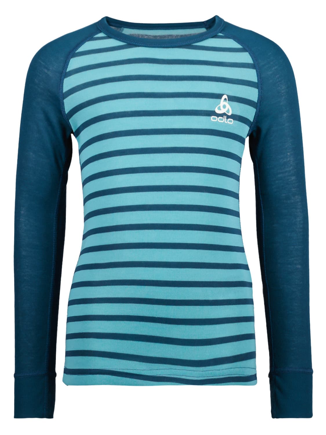 Odlo Kids long-sleeve Active Warm Eco Kid Blue in Blue 6605311221-1.jpg | NICKIS.com