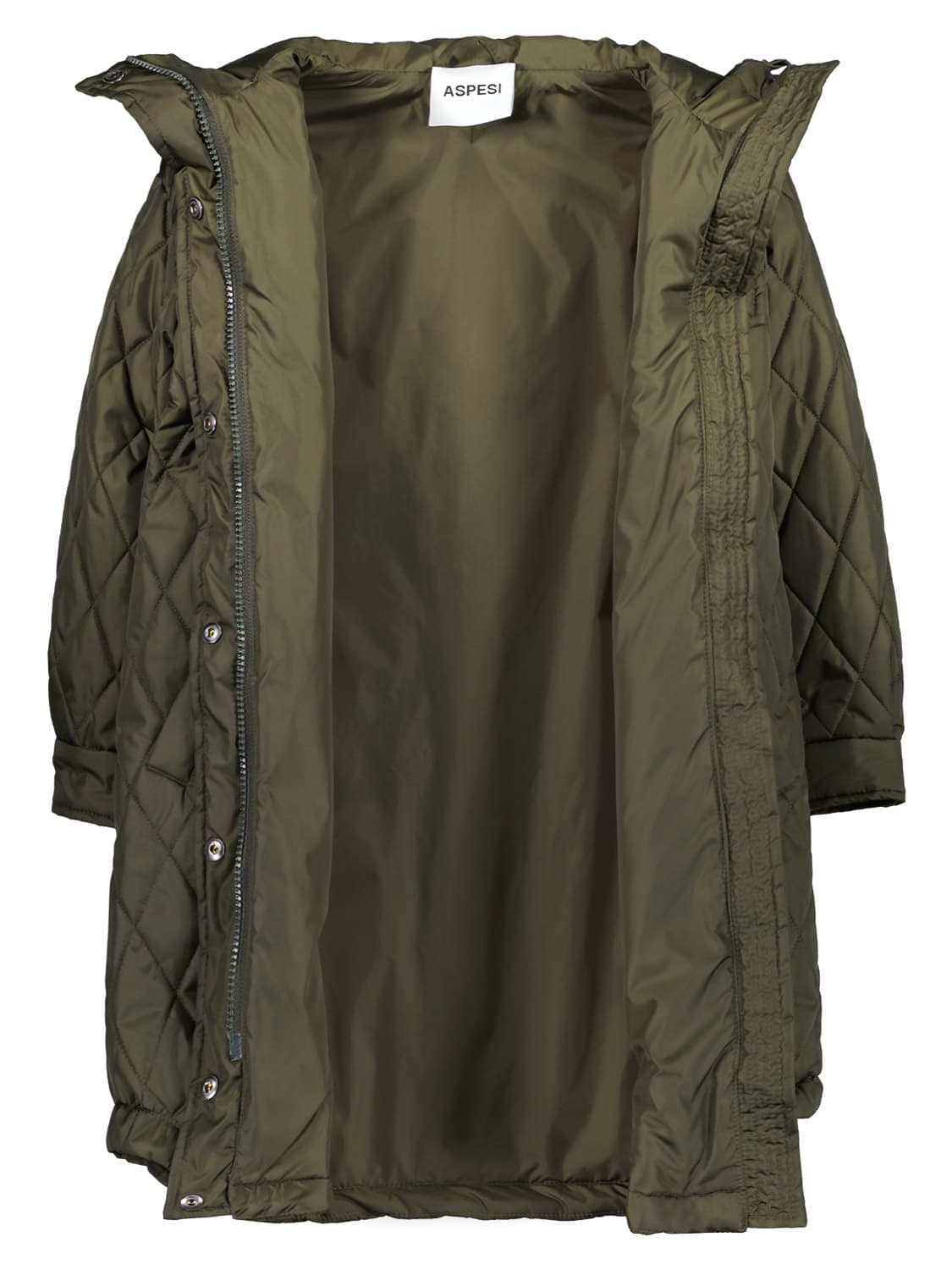 Aspesi Kids coat Olive Green in Olive Green 6605459400-5.jpg | NICKIS.com