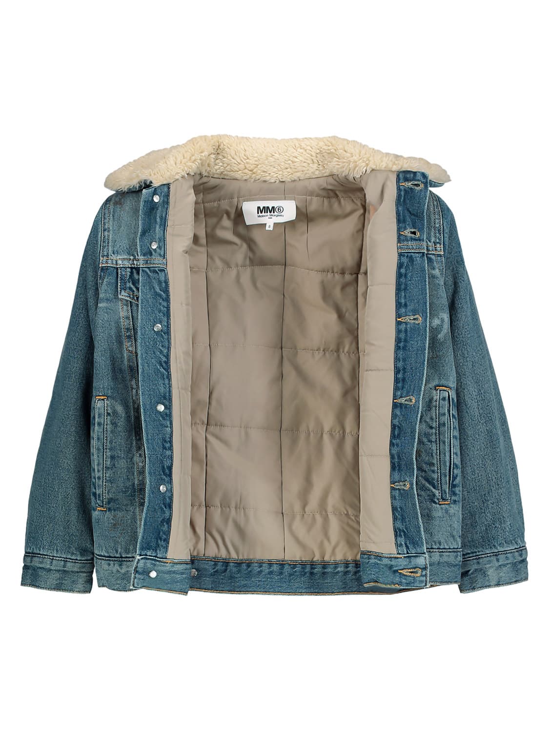 MM6 Maison Margiela Kids jacket Blue in Blue 6605691548-5.jpg | NICKIS.com