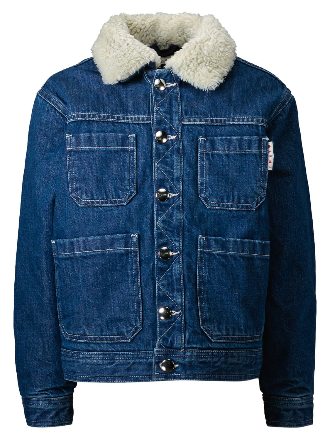 Marni Kids jacket Blue in Blue 6606214177-1.jpg | NICKIS.com