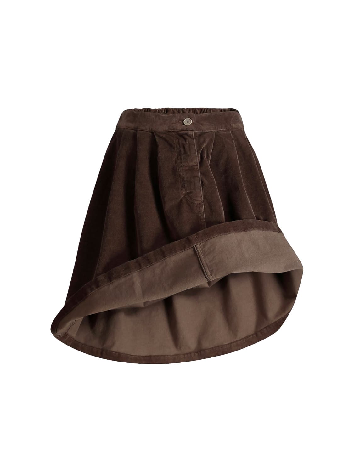 Aspesi Kids Miniskirt Brown in Brown 6606280450-5.jpg | NICKIS.com