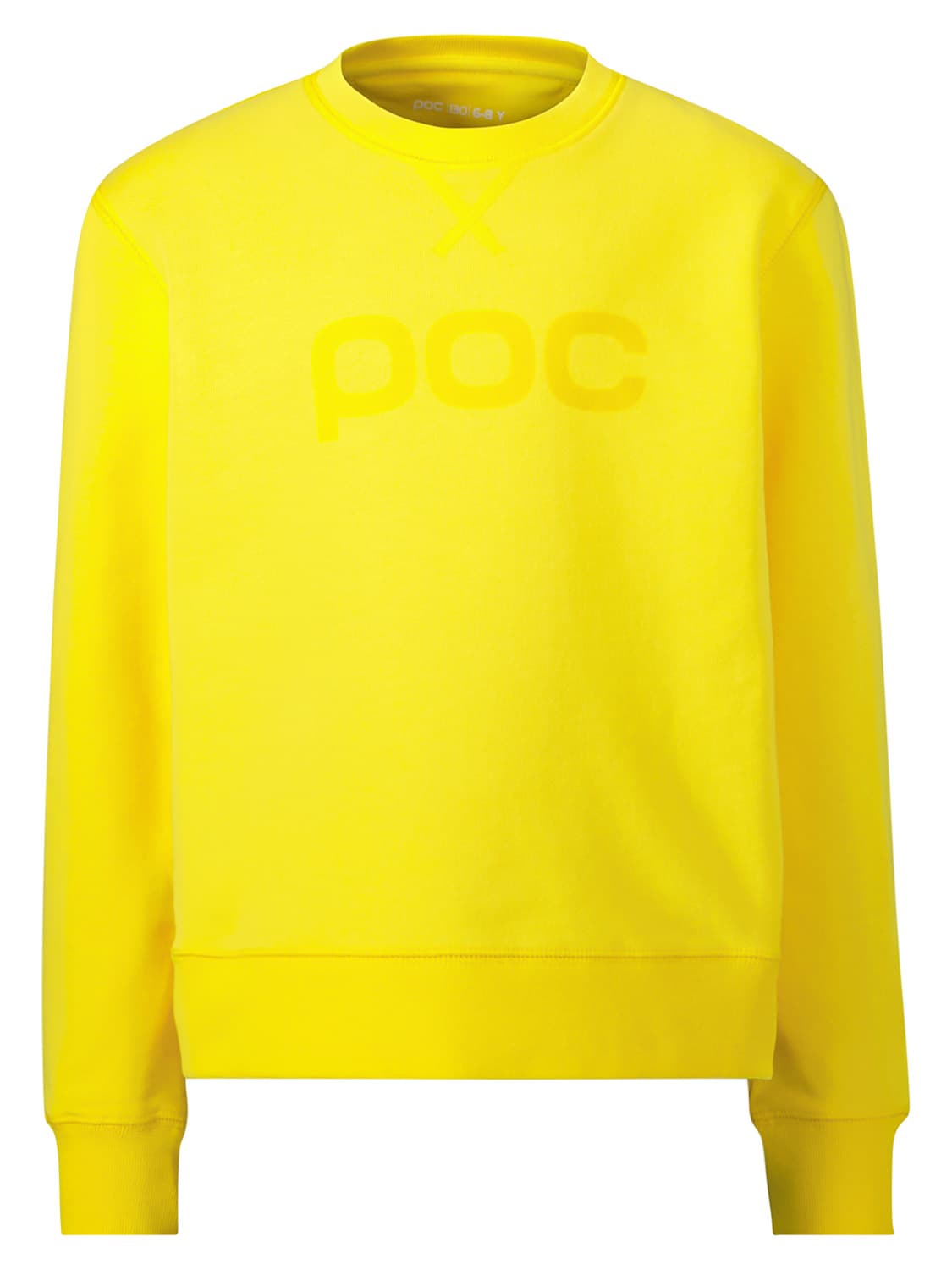 POC Kids Sweatshirt POC Crew Jr Yellow in Yellow 6606750369-1.jpg | NICKIS.com