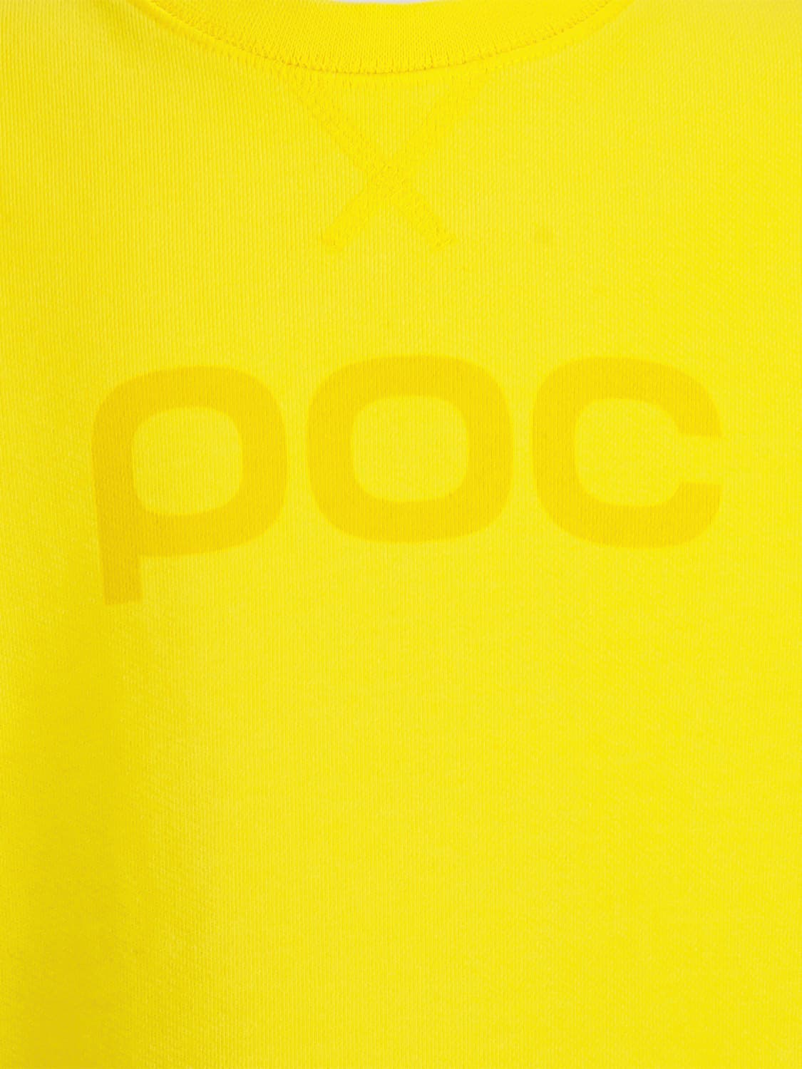 POC Kids Sweatshirt POC Crew Jr Yellow in Yellow 6606750369-4.jpg | NICKIS.com