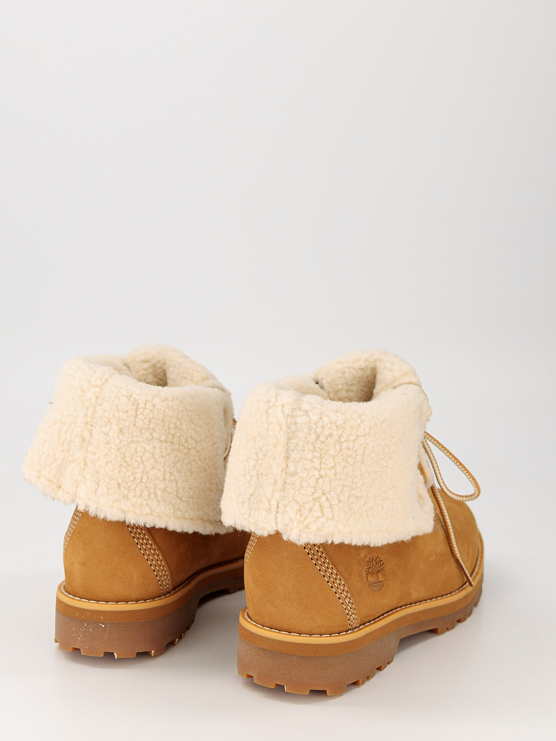 Timberland Shoes Kids Boots Courma Kid Shearling Roll Top Brown in Brown 6606795875-6.jpg | NICKIS.com