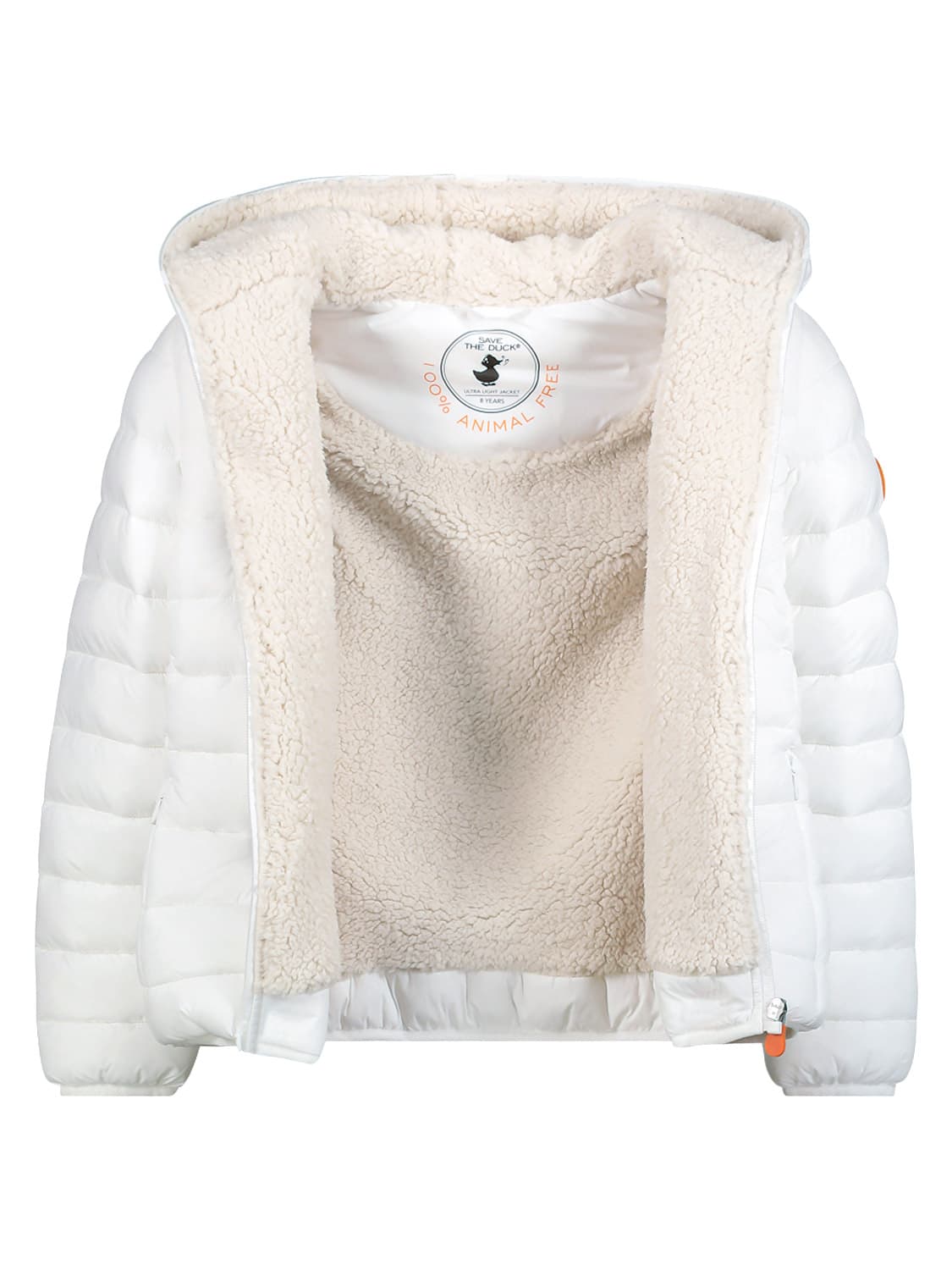 Save the Duck Kids winter jacket Cory White in White 6607019195-5.jpg | NICKIS.com