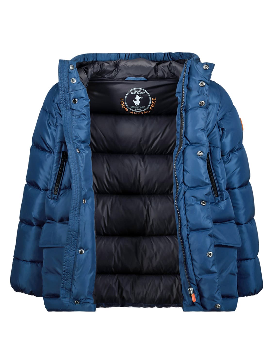 Save the Duck Kids winter jacket JOSHUA Blue in Blue 6607139001-5.jpg | NICKIS.com