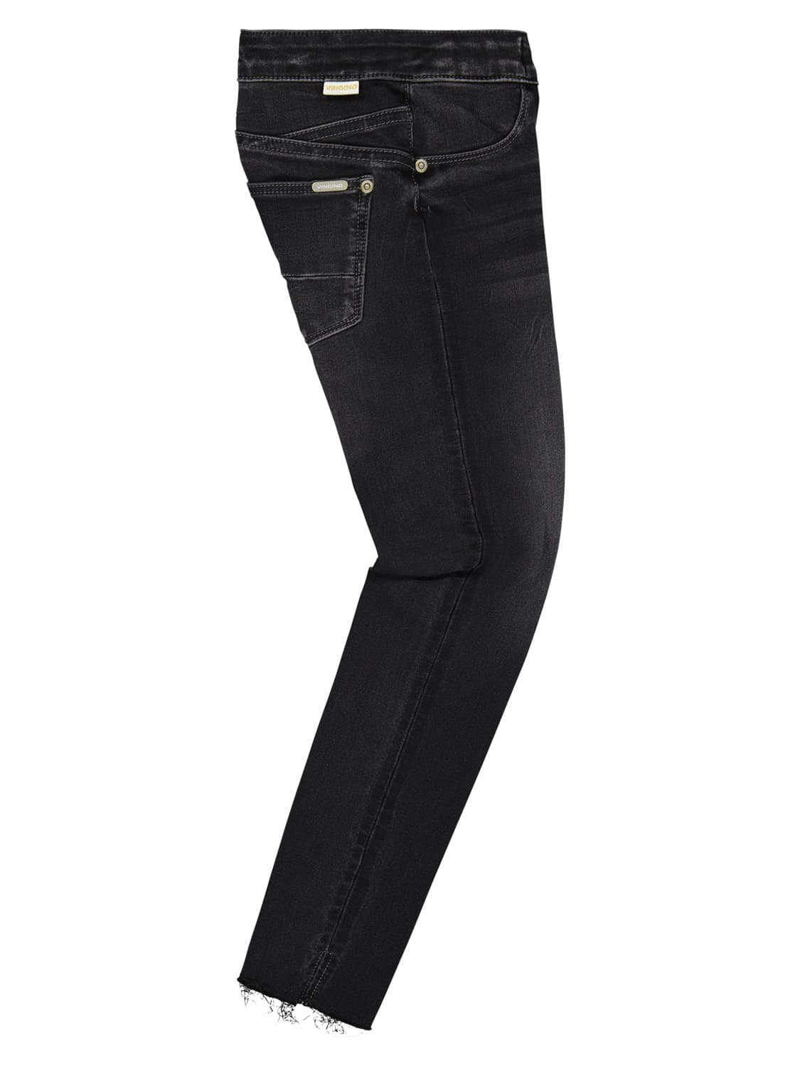 Vingino Kids Jeggings Bibine Cropped Anthracite Grey in Anthracite Grey 6607273688-5.jpg | NICKIS.com