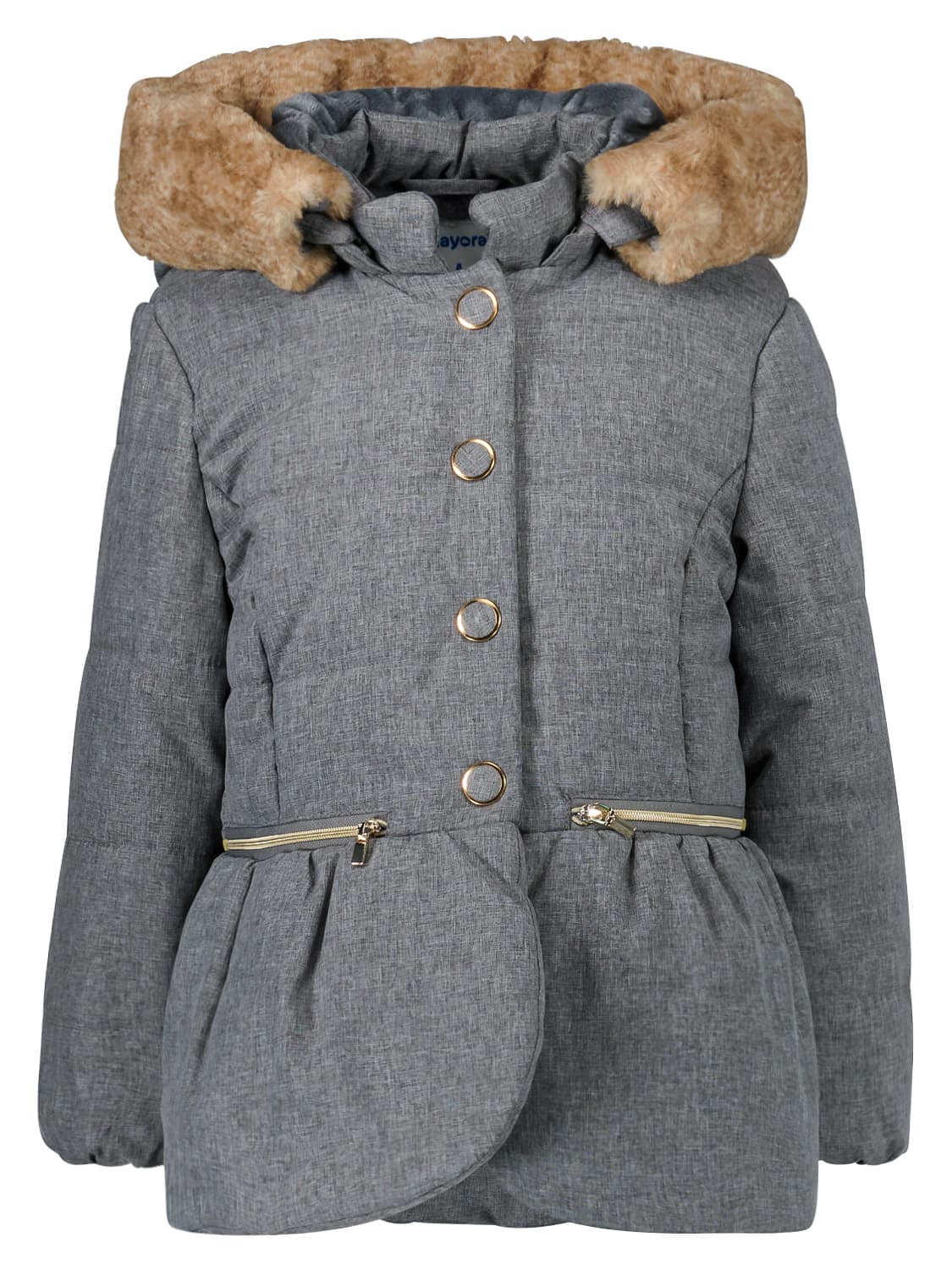 Mayoral Kids jacket Grey in Grey 6607322806-1.jpg | NICKIS.com