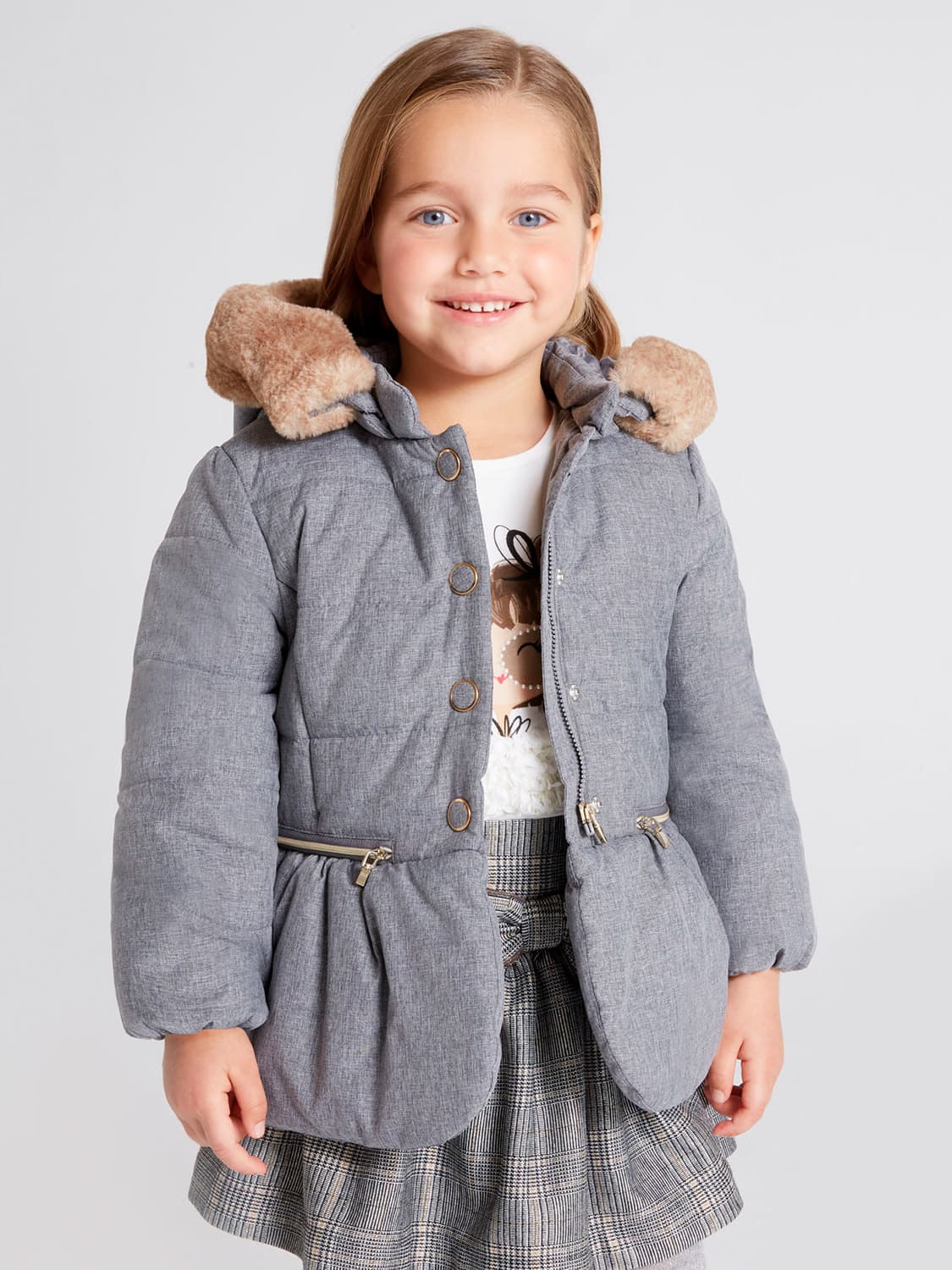 Mayoral Kids jacket Grey in Grey 6607322806-2.jpg | NICKIS.com