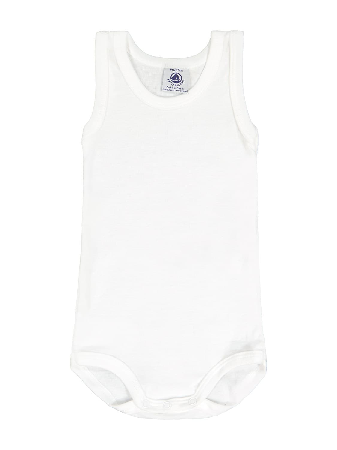 Petit Bateau Kids body White in White 6607516082-4.jpg | NICKIS.com