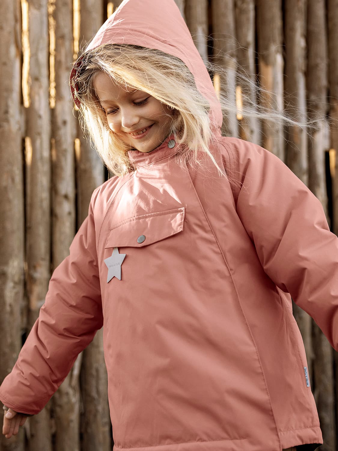 MINI A TURE Kids winter jacket Wang Coral in Coral 6607523053-2.jpg | NICKIS.com