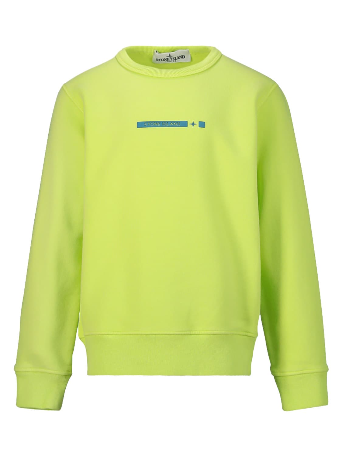 STONE ISLAND JUNIOR Kids Sweatshirt Neon in Neon 6607534517-1.jpg | NICKIS.com