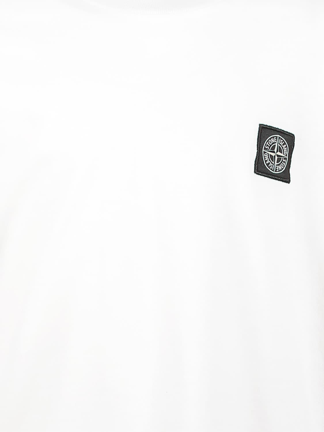 STONE ISLAND JUNIOR Kids long-sleeve White in White 6607659559-4.jpg | NICKIS.com