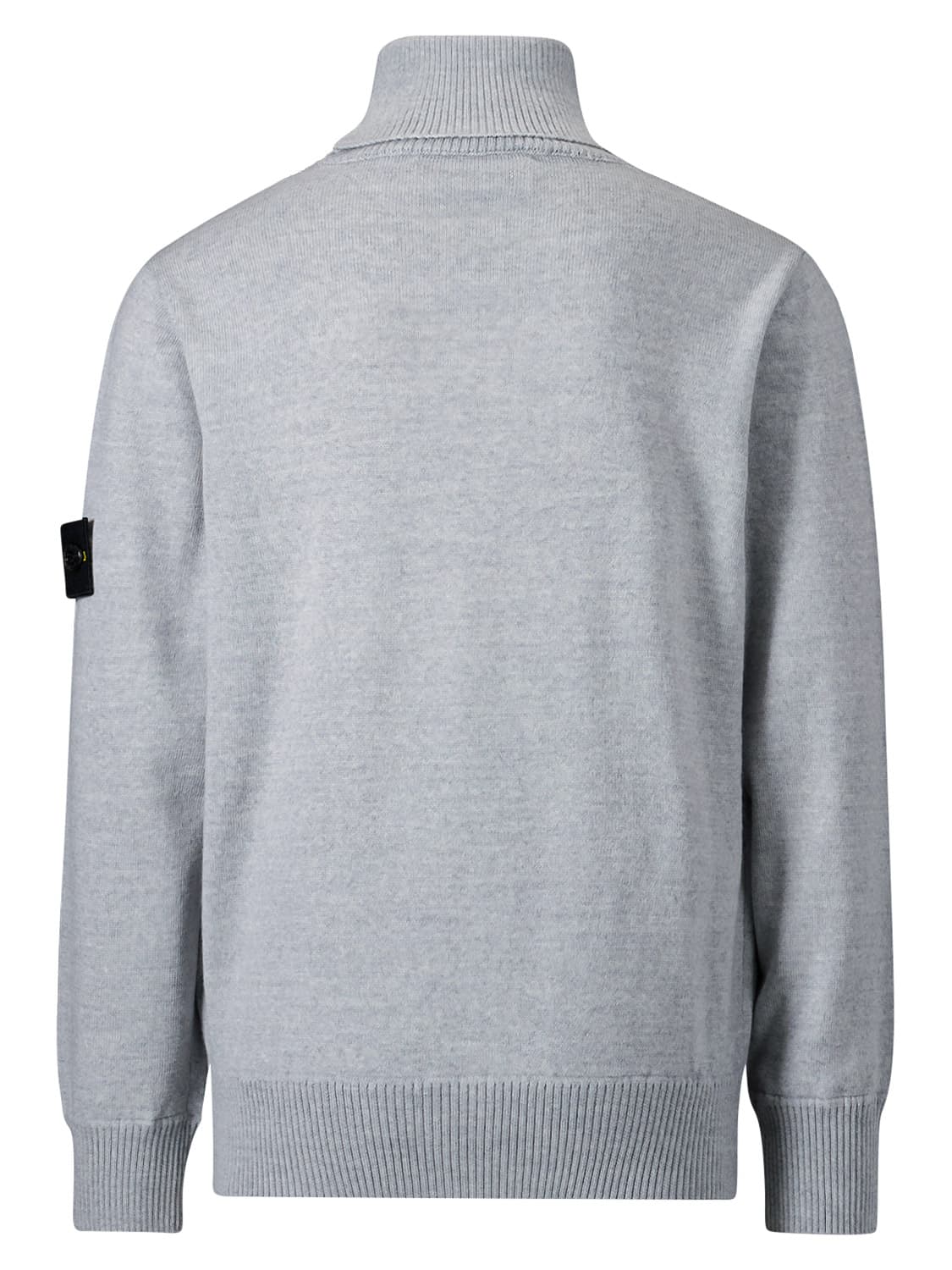 STONE ISLAND JUNIOR Kids Sweaters Grey in Grey 6607868140-5.jpg | NICKIS.com