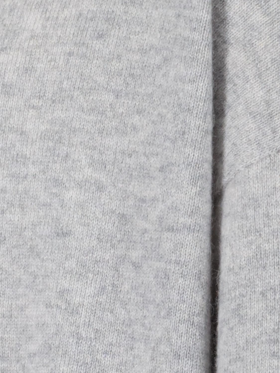 Precious Cashmere Kids Cashmere sweater PAULA Grey in Grey 6608471976-5.jpg | NICKIS.com