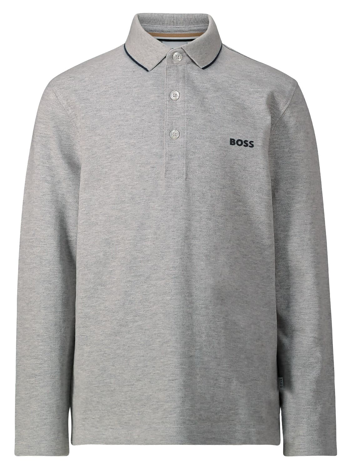 Boss Kids Polo Shirt Grey in Grey 6609026036-1.jpg | NICKIS.com