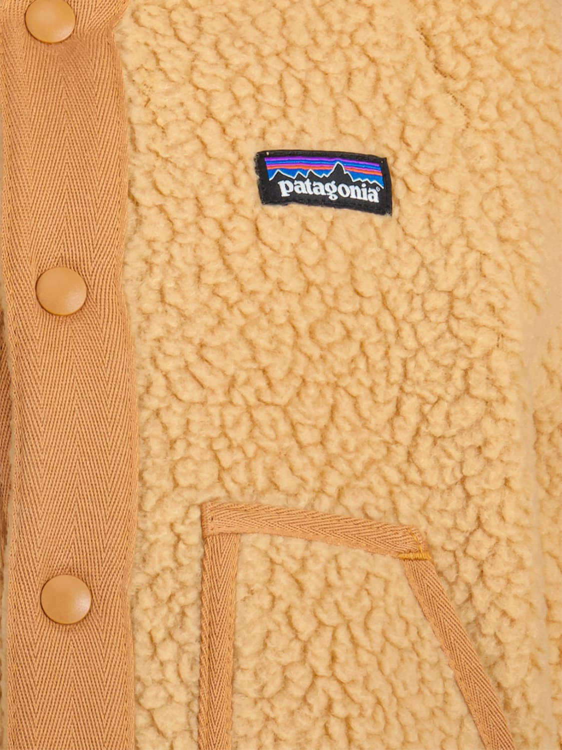 Patagonia Kids jacket Retro Pile Camel in Camel 6609125379-5.jpg | NICKIS.com