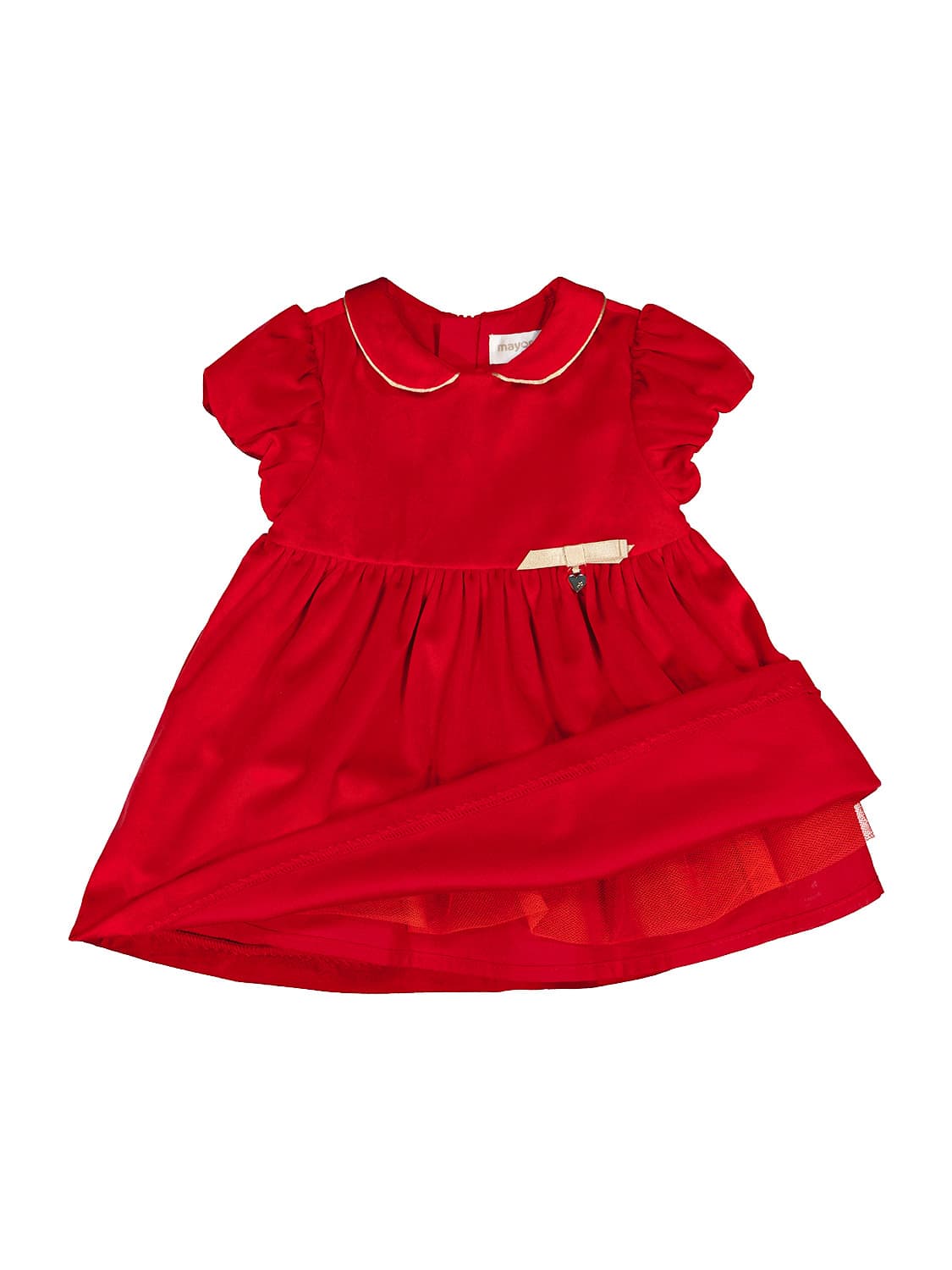 Mayoral Kids dress Red in Red 6609215570-7.jpg | NICKIS.com