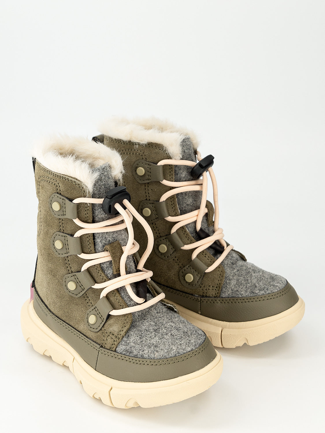 Sorel Kids Boots Childrens Sorel Explorer™ Lace WP Olive Green in Olive Green 6609261341-5.jpg | NICKIS.com