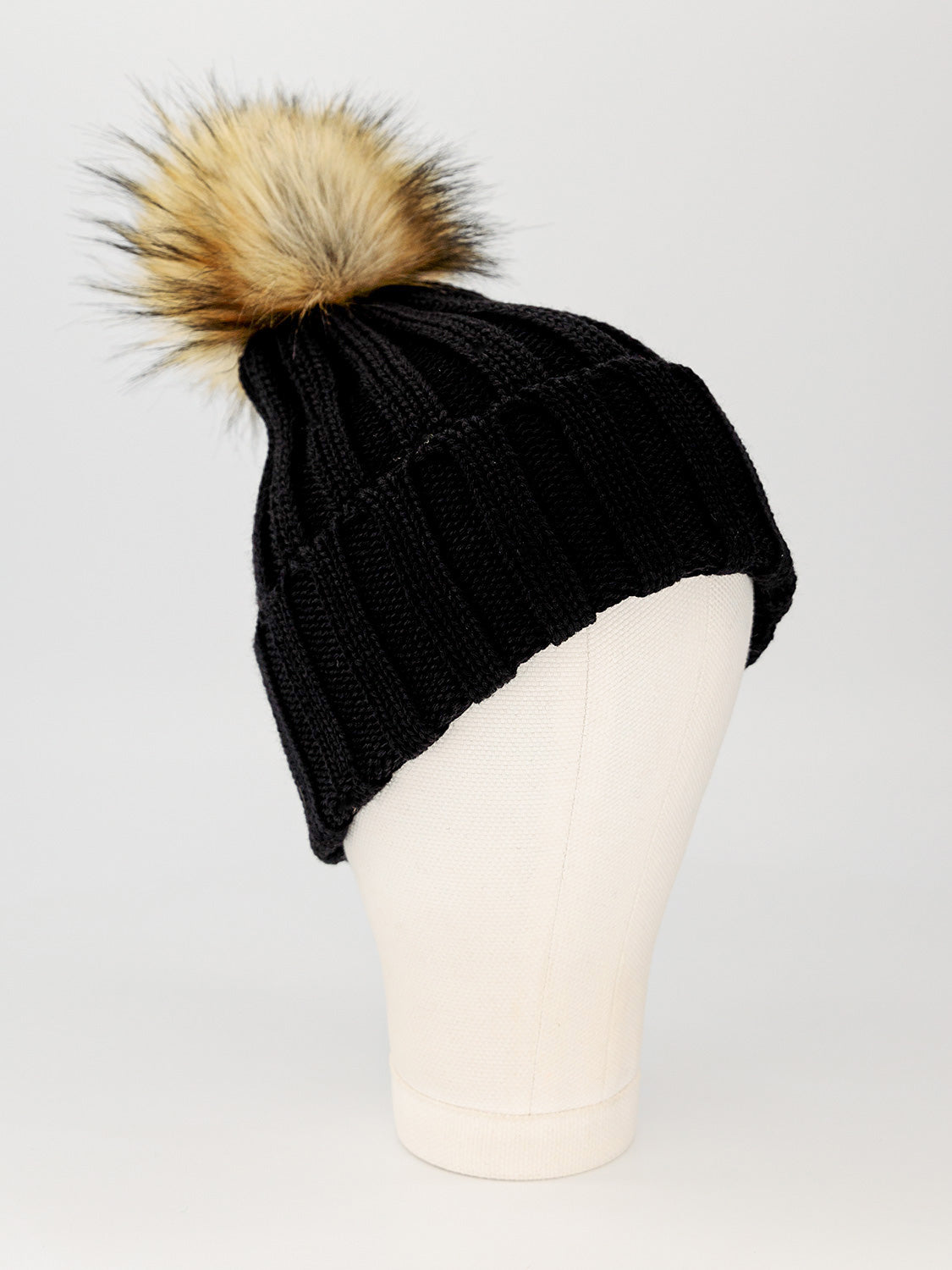 Catya Kids beanie Faux Fur Merino Wool  in  6609566455-3.jpg | NICKIS.com