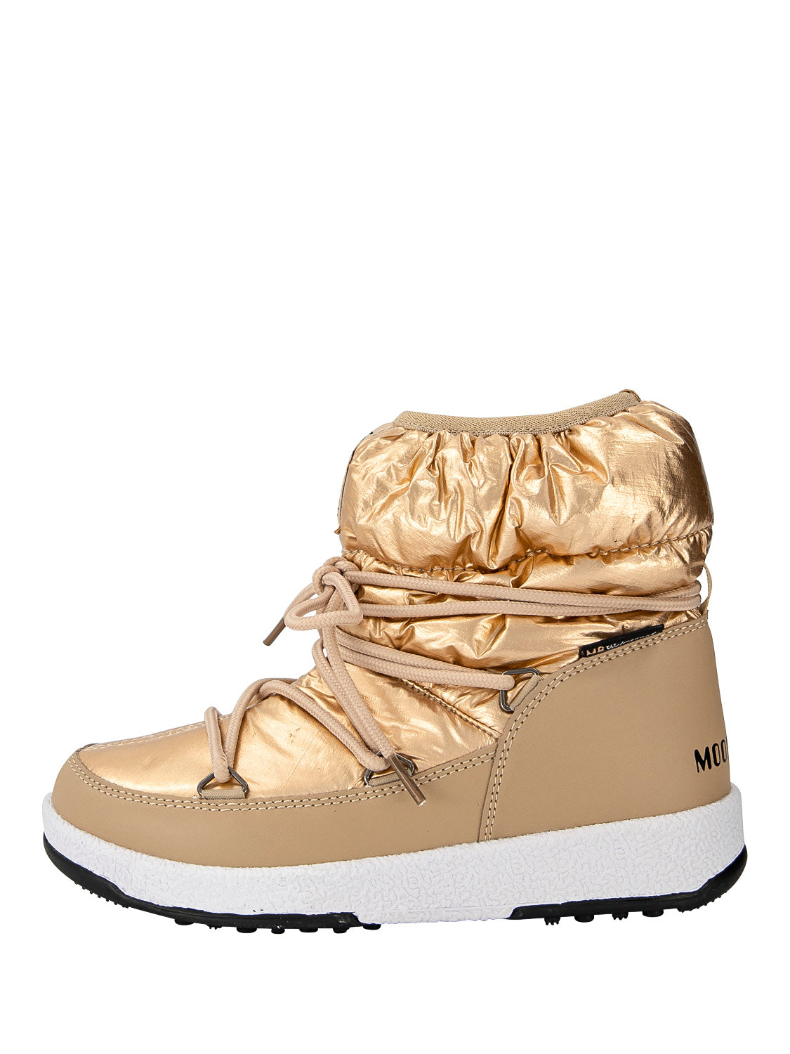 Moon Boot Kids Boots Jr Girl Low Nyl Rose Gold Metallic in Metallic 6609662503-1.jpg | NICKIS.com