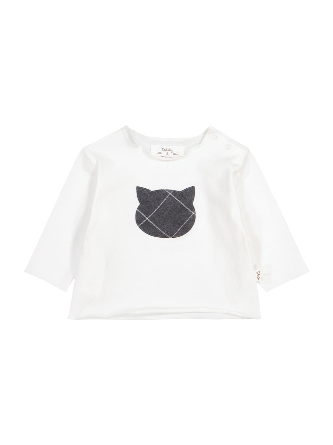 Teddy & Minou Kids long-sleeve White in White 6609869153-1.jpg | NICKIS.com