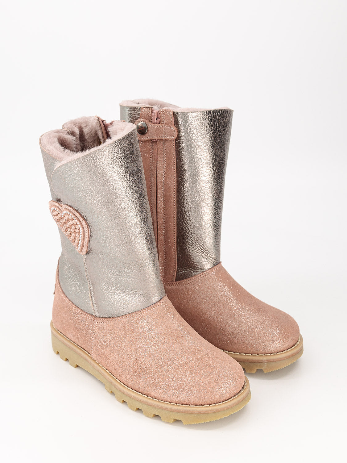 Zecchino d'Oro Kids Boots Silver in Silver 6609881288-5.jpg | NICKIS.com