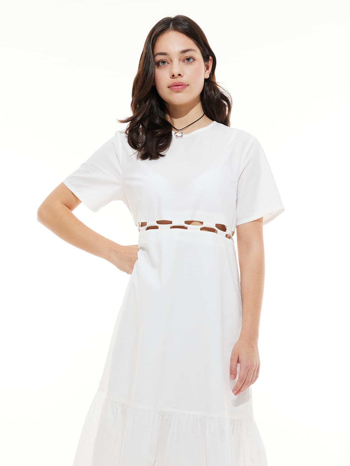 LES COYOTES DE PARIS Kids dress White in White 6700000864-2.jpg | NICKIS.com