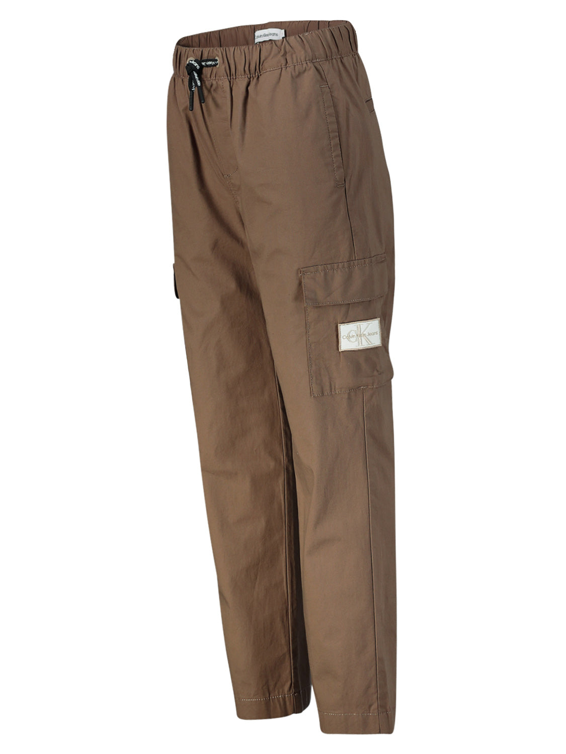 Calvin Klein Kids Cargo Trousers Brown in Brown 6700046643-4.jpg | NICKIS.com